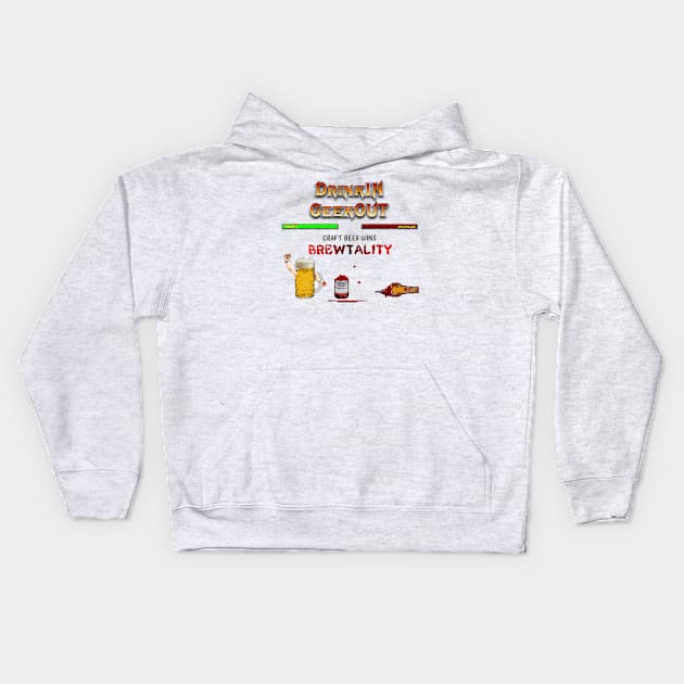 Brewtality Kids Hoodie by DrinkIN GeekOUT Armor Shop